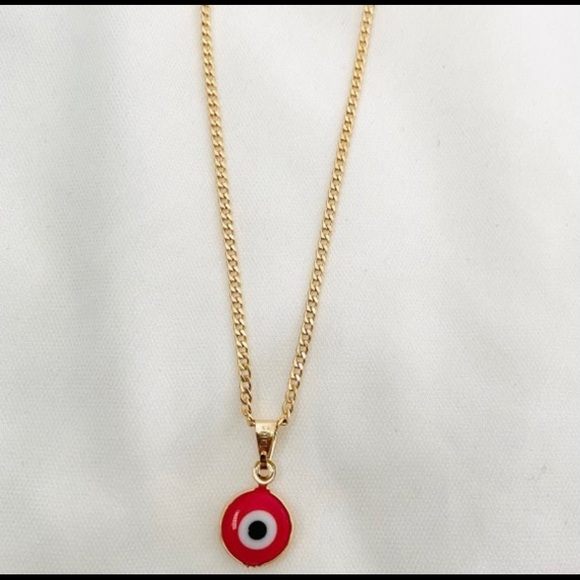 Evil Eye Charm Necklace - Picture 3 of 8